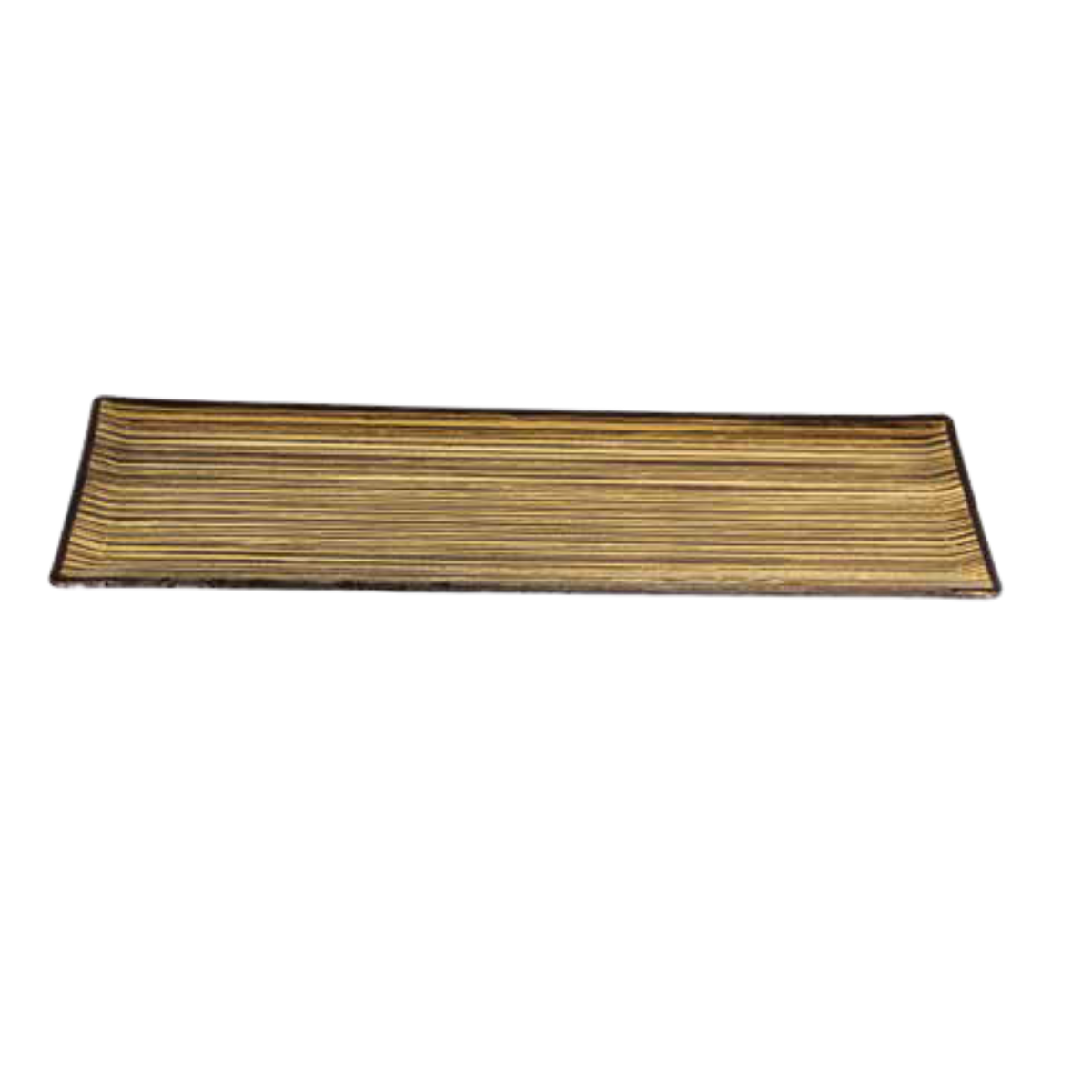14 X 50 CM H:1 CM KARMİR VİP DESEN CAM TABAK