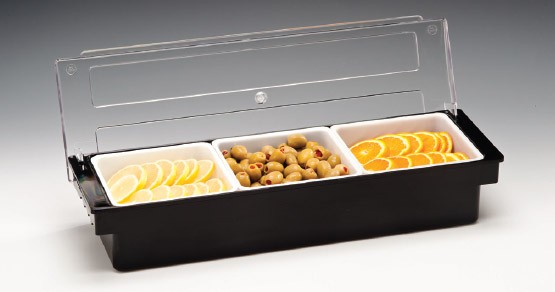 3 Lü Kapaklı Bar Konteyner