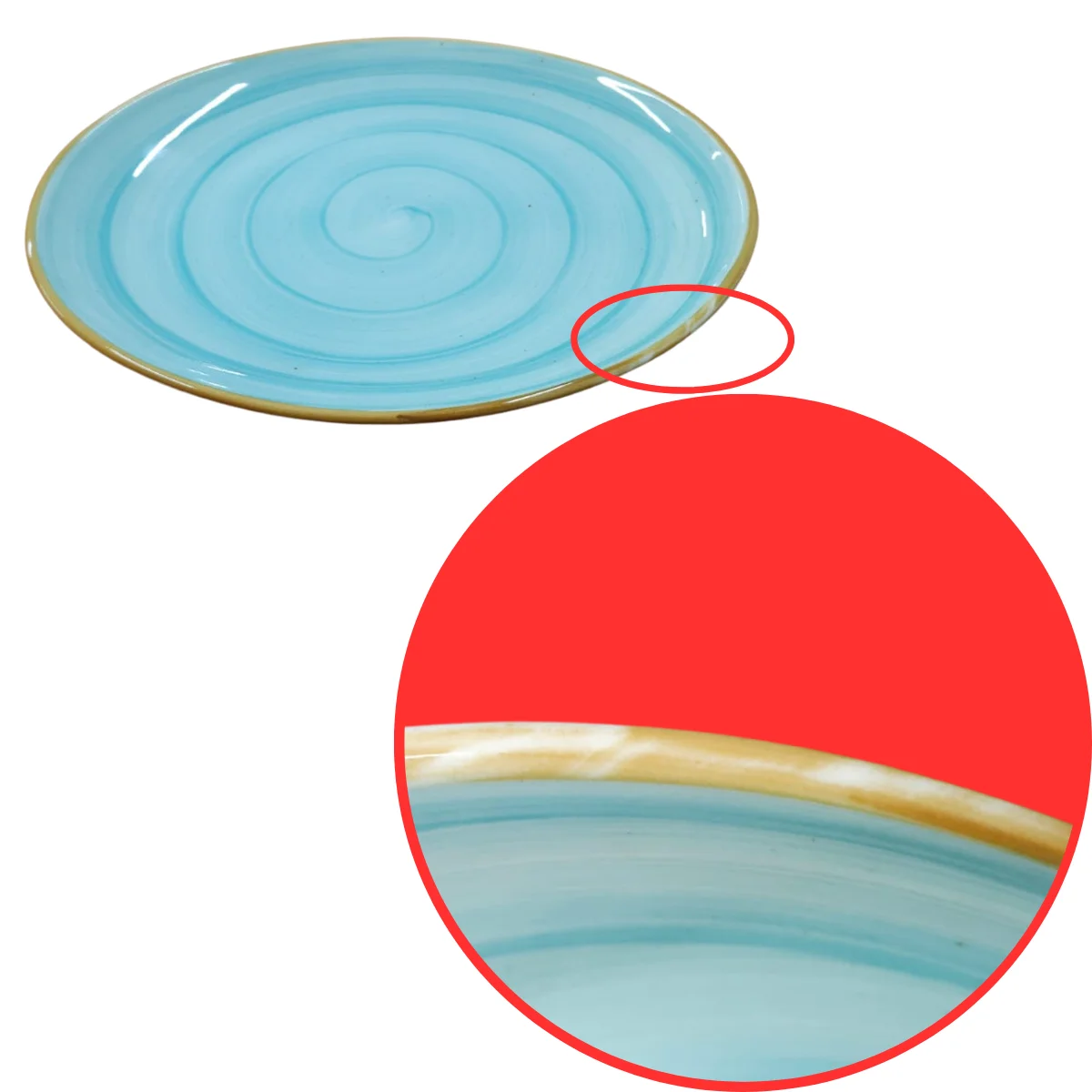 31 cm Oval Tabak
