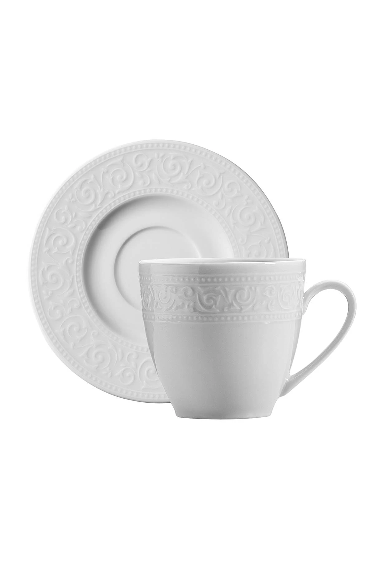 Açelya Çay Fincanı Tabaklı Rölyefli 180 cc ACL02CT00 Açelya Çay Fincanı Tabaklı Rölyefli 180 cc ACL02CT00