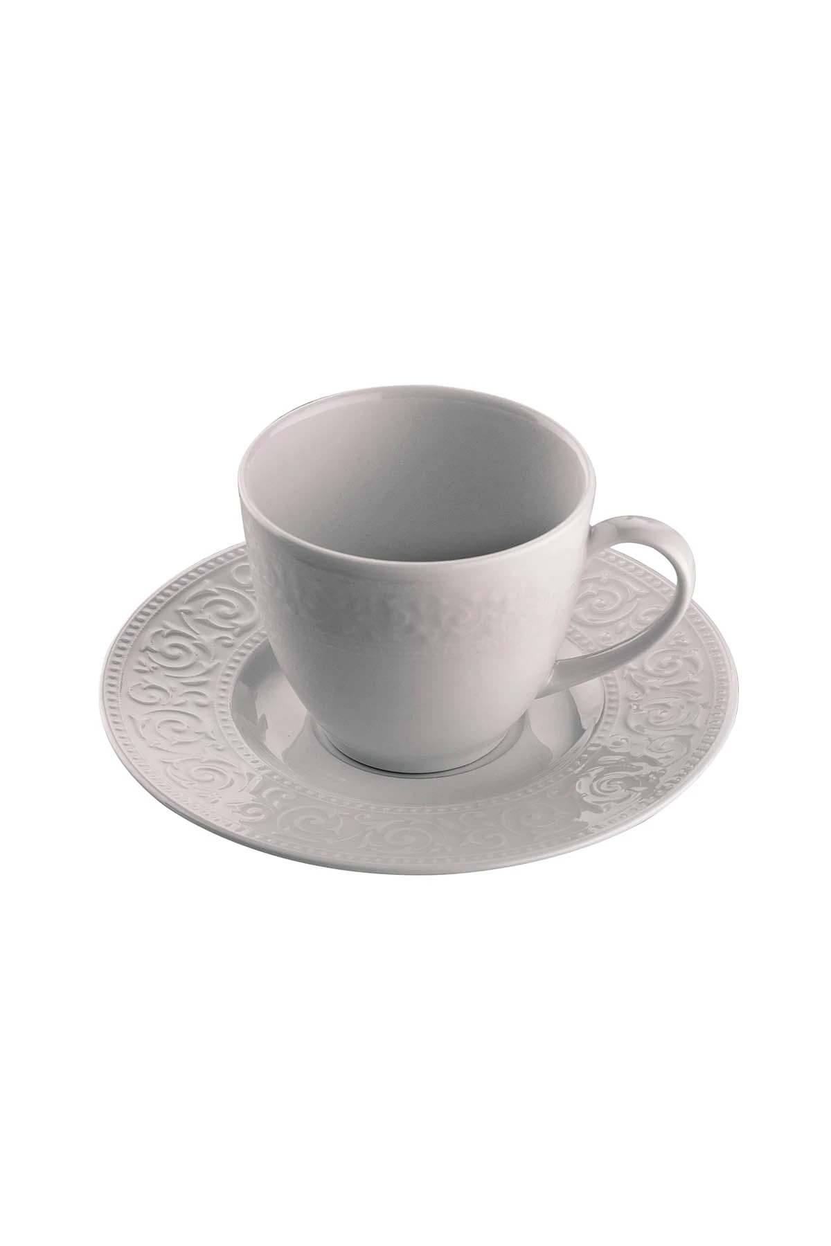 Açelya Çay Fincanı Tabaklı Rölyefli 180 cc ACL02CT00 Açelya Çay Fincanı Tabaklı Rölyefli 180 cc ACL02CT00