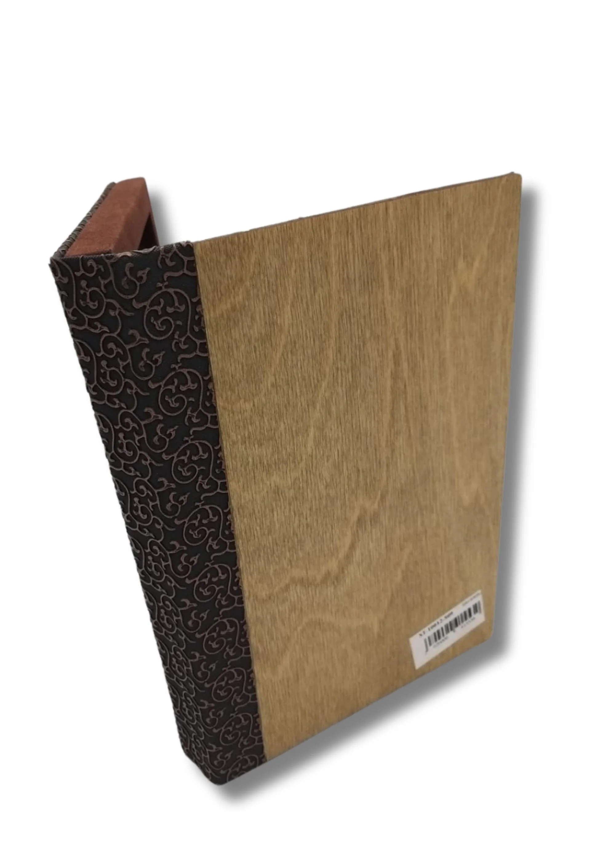 Ahşap Kapak + Deri Sandıklı Hesap Sümeni 14*20 cm Ahşap Kapak + Deri Sandıklı Hesap Sümeni 14*20 cm