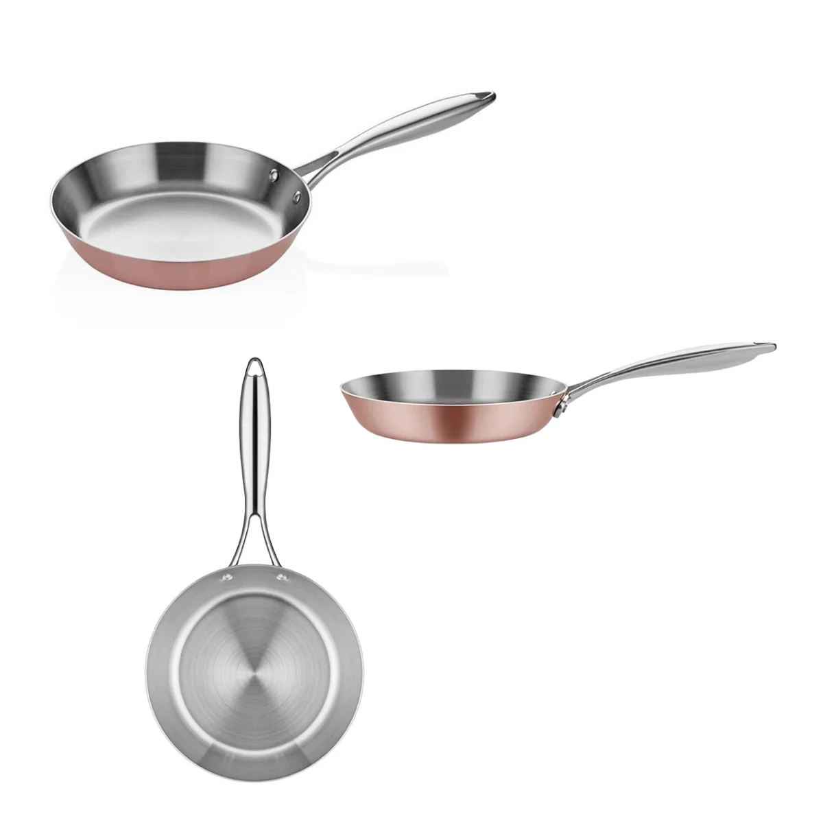 Altınbaşak A 102KT 22 Multi Metal Elite Bakır Kızartma Tavası – 22 cm