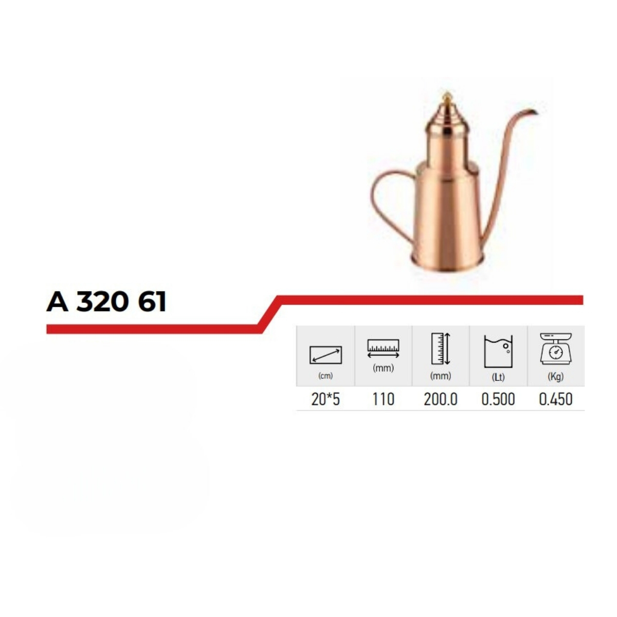 Altınbaşak Bakır Yağdanlık Altınbaşak Bakır Yağdanlık