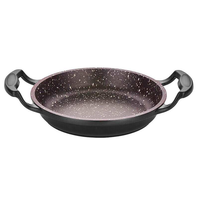 Altınbaşak Döküm Alüminyum yuvarlak Sahan 16 Cm Granit Siyah (A 843S 16)