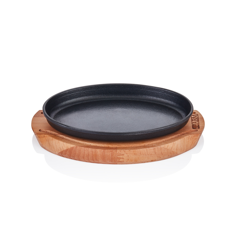 Altınbaşak Döküm Demir Oval Fajita 23*14cm +nihale (A 120OV 23A) Altınbaşak Döküm Demir Oval Fajita 23*14cm +nihale (A 120OV 23A)