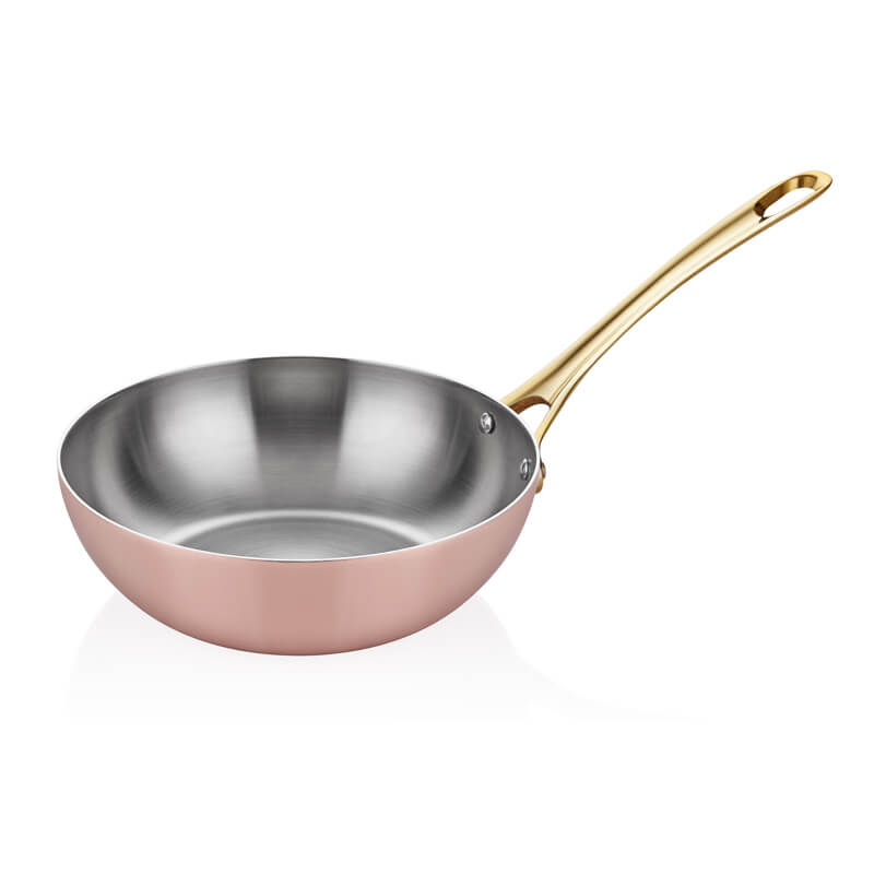 Altınbaşak Multi Metal Bakır Wok Tava 26 (A 101WK 26) Altınbaşak Multi Metal Bakır Wok Tava 26 (A 101WK 26)