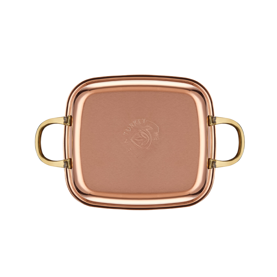 Altınbaşak Multi Metal Bakır Kare Sahan 12 *14 cm (A 101KS 14)