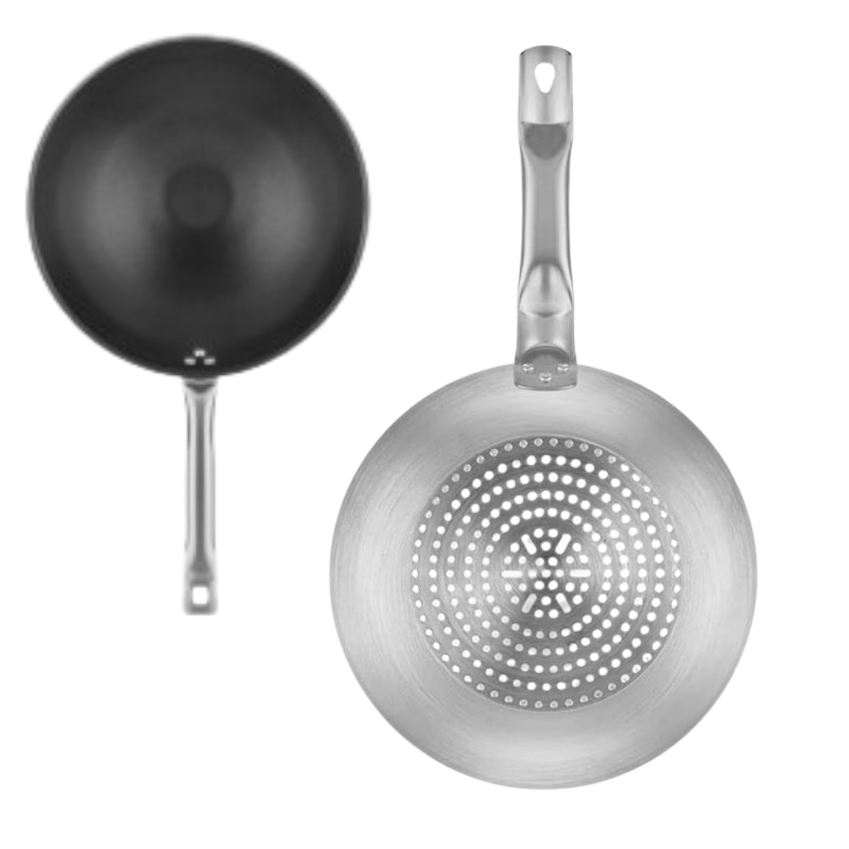 Altınbaşak Nonstick İndüksiyon Çelik Wok Tava, 36 cm (A 205N 36)