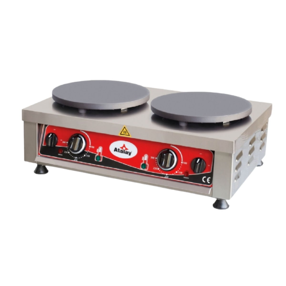 Atalay AKM-4002 Çiftli Krep Makinesi 900*500*220 mm Atalay AKM-4002 Çiftli Krep Makinesi 900*500*220 mm