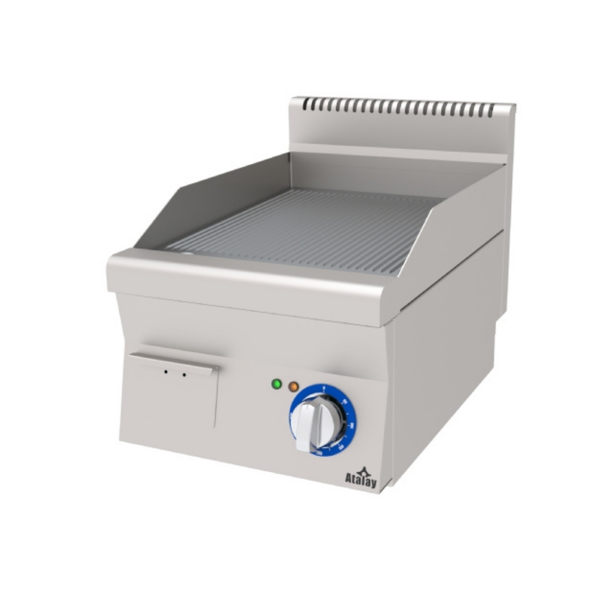 Atalay E AEI-460-N Elektrikli Setüstü Izgara | Nervürlü | 400x600x300 mm
