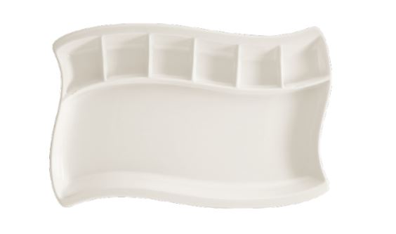 Bonna Gourmet  Brunch Dikdörtgen 34 Cm Kahvaltı Tabağı