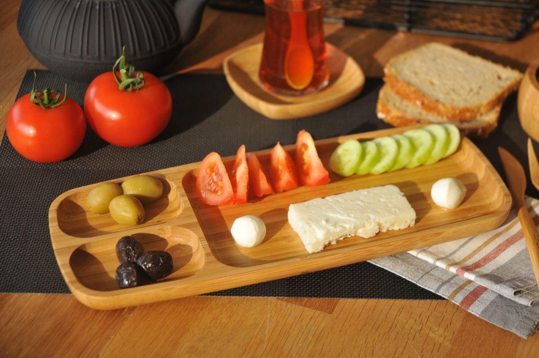 Bambum Flia Sunum Tabağı Küçük ( B2455 ) Bambum Flia Sunum Tabağı Küçük ( B2455 )