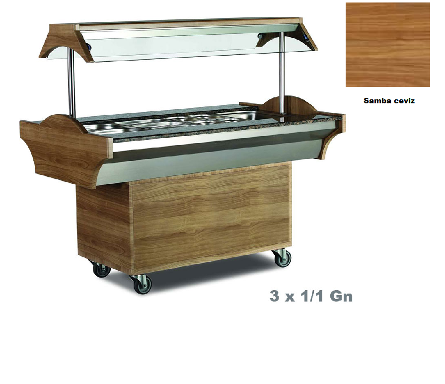 Empero Sıcak Benmari 3*1/1 GN , 118*89*87/h:137 cm , 220 V (EMP.SBS.03) Empero Sıcak Benmari 3*1/1 GN , 118*89*87/h:137 cm , 220 V (EMP.SBS.03)