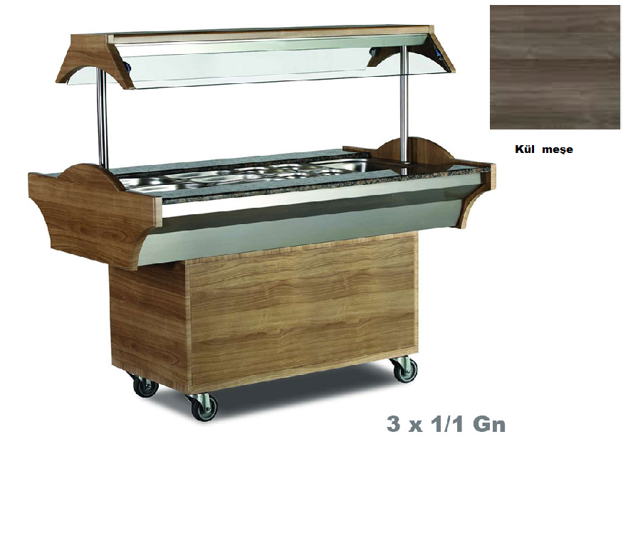 Empero Sıcak Benmari 3*1/1 GN , 118*89*87/h:137 cm , 220 V (EMP.SBS.03) Empero Sıcak Benmari 3*1/1 GN , 118*89*87/h:137 cm , 220 V (EMP.SBS.03)