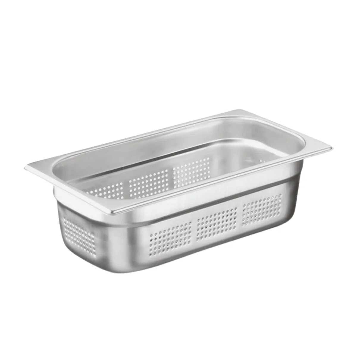 Bilge Inox GN 1/3-65 mm Paslanmaz Çelik Delikli Gastronorm Küvet