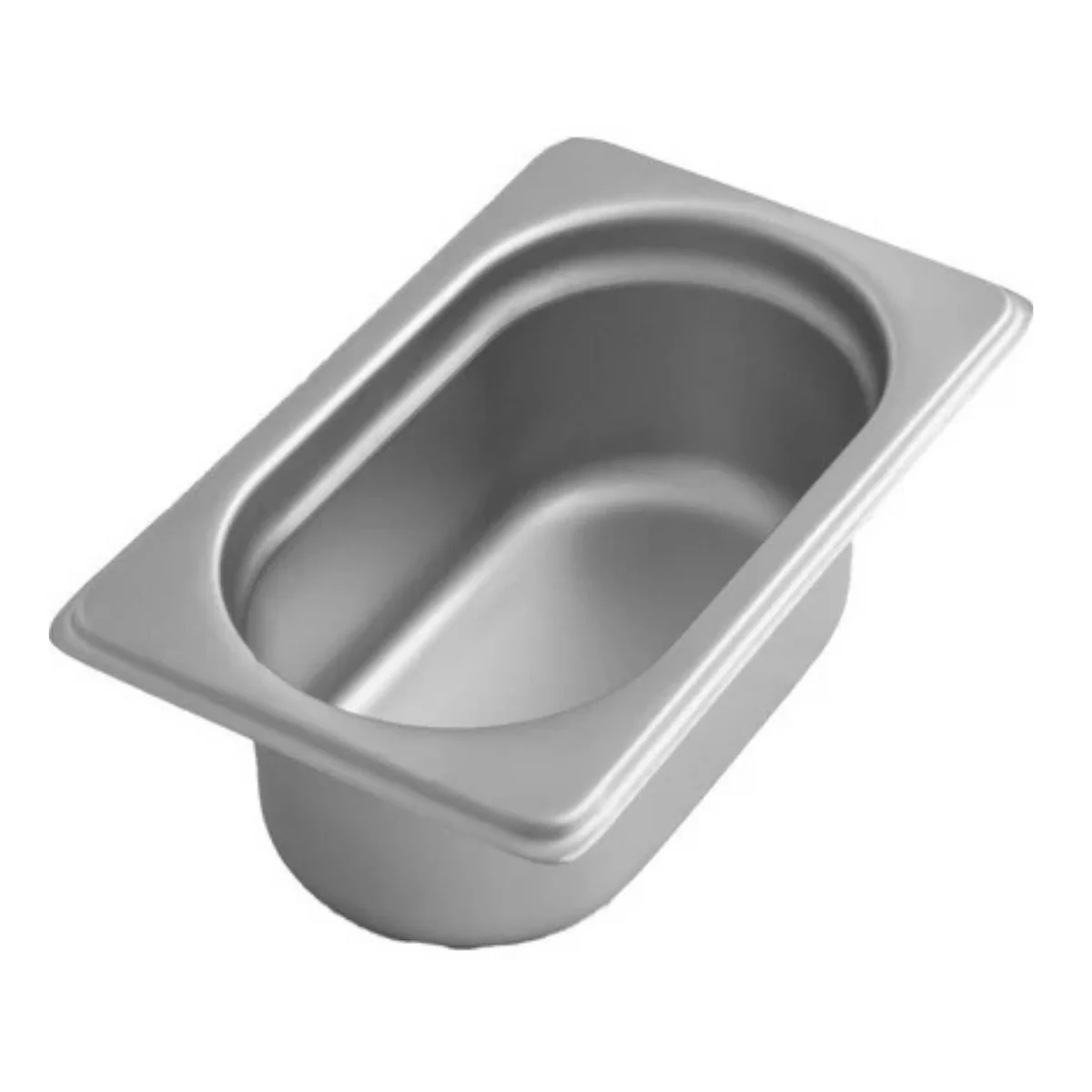 Bilge Inox GN 1/9-65 mm Paslanmaz Çelik Standart Gastronorm Küvet 0,6 lt