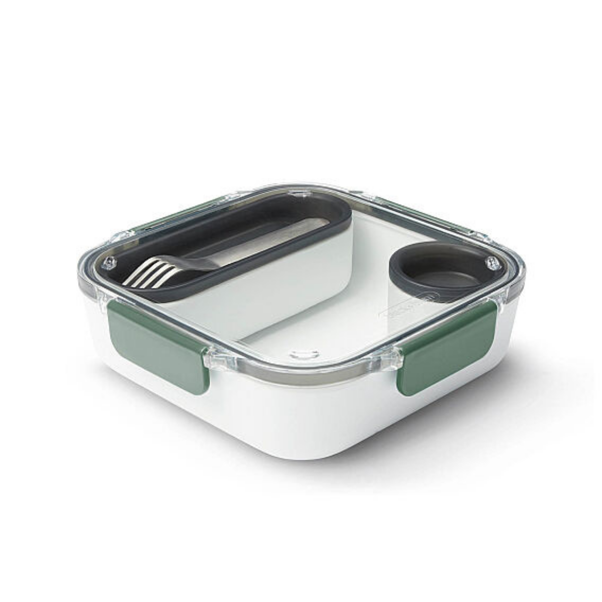 Black+Blum BAO-BA010 1 Lt Çatallı Yemek Kutusu Yeşil