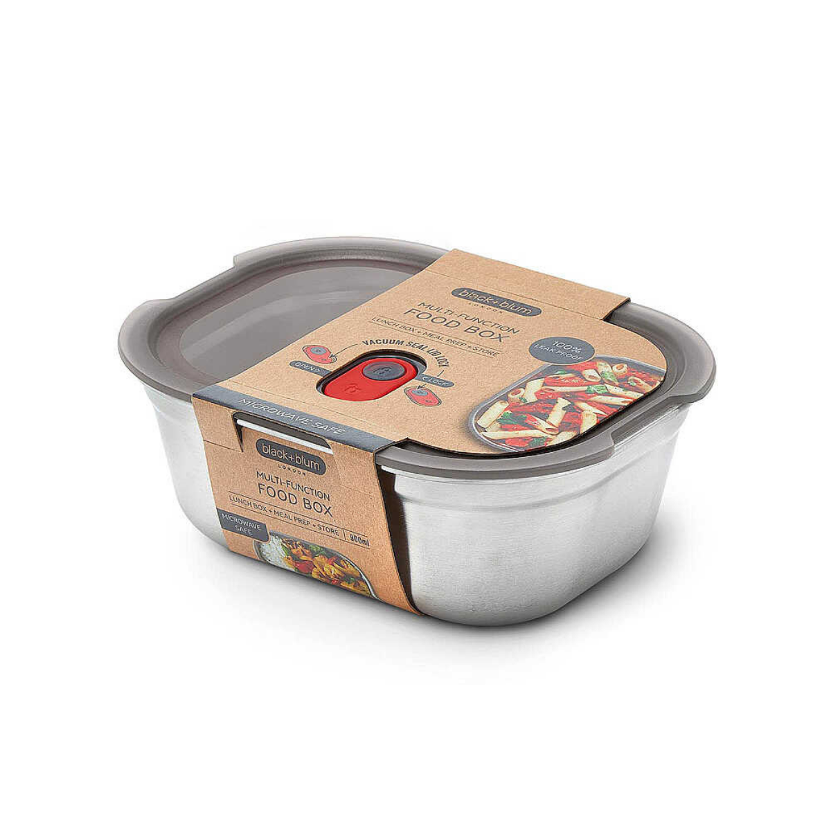 Black+Blum FBSS-BX-M017-EN Medium 900 ml Çelik Saklama Kabı Black+Blum FBSS-BX-M017-EN Medium 900 ml Çelik Saklama Kabı