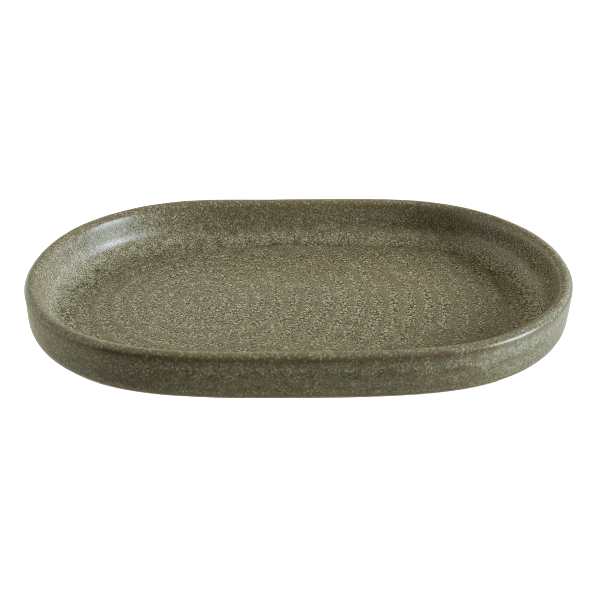 Bonna Adelfa Ripple 15 cm Oval Tabak