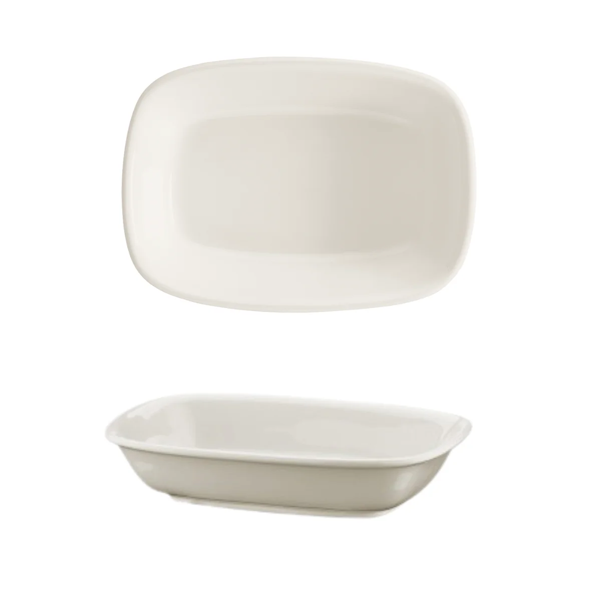 Bonna Gourmet 17 Cm Dikdörtgen Kayık Tabak 12li