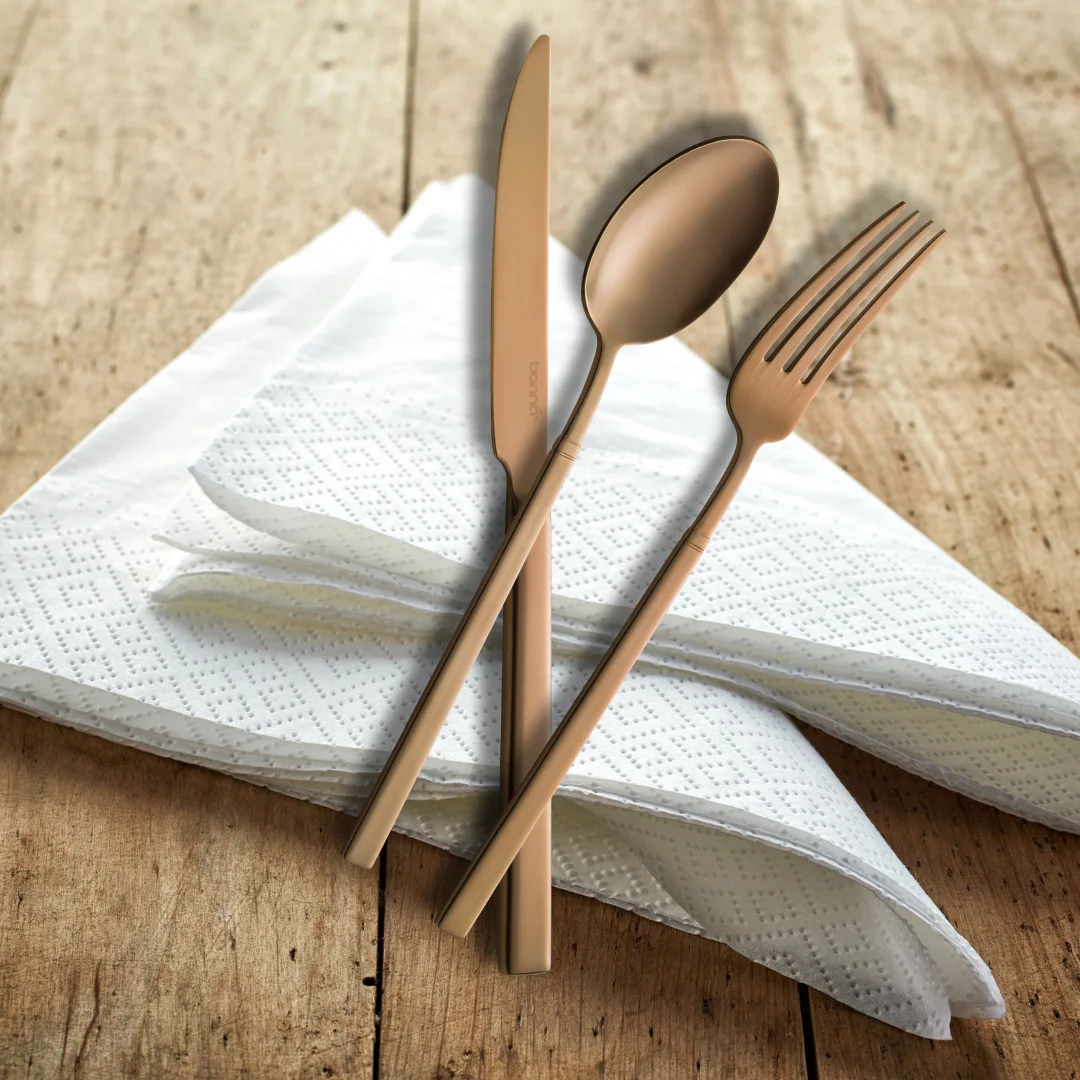 Bonna Grace Mat Bronz Tatlı Bıçak