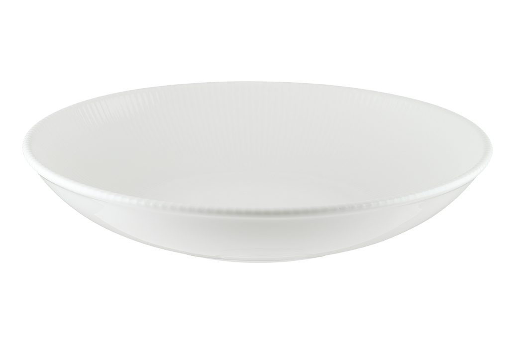 Bonna İris White Bloom 23 cm Çukur Tabak 1000 cc