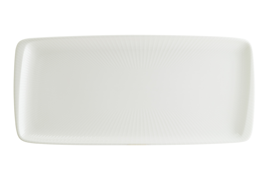 Bonna Irıs White Moove 35 Cm Dikdörtgen Tabak IRSWHMOV35DT