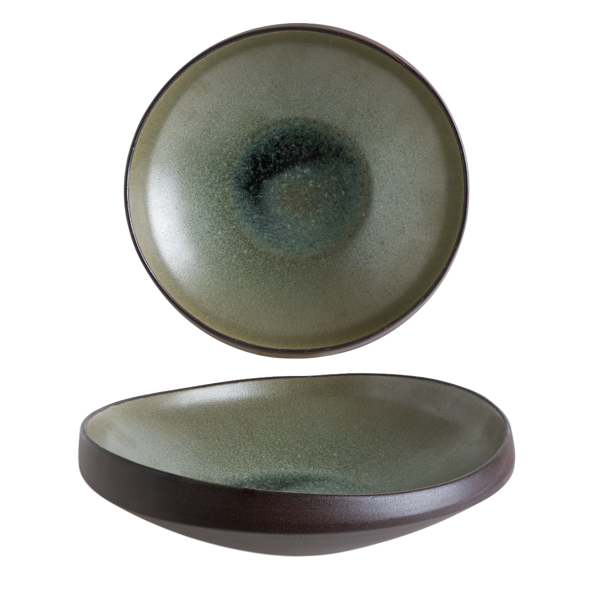 Bonna LAGOL26CK Lagoon Olive Çukur Tabak – 26 cm