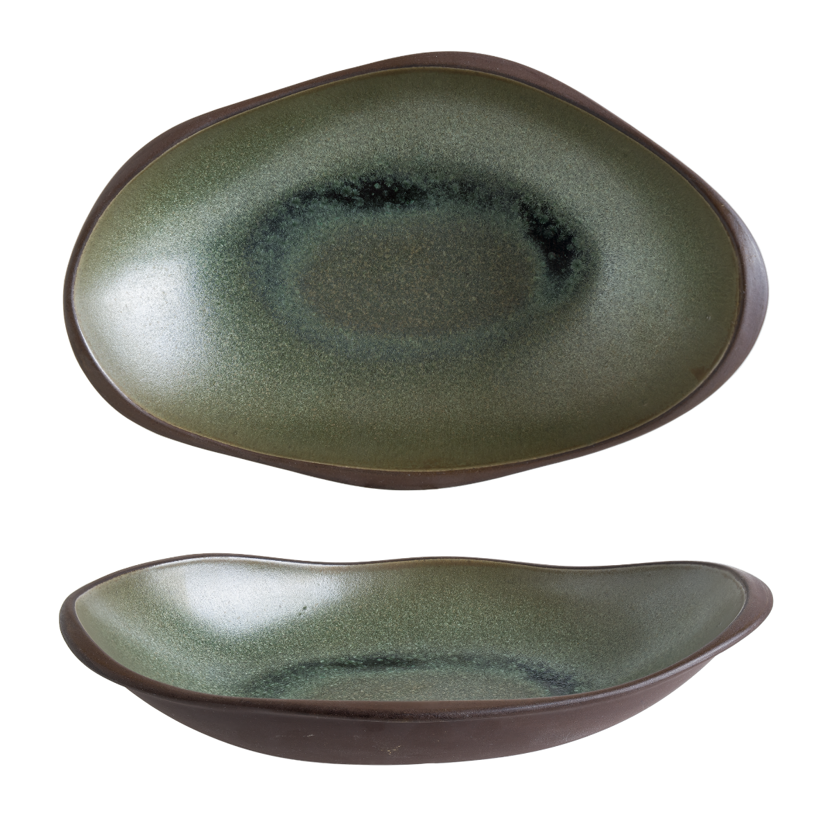 Bonna LAGOL27OV Lagoon Olive Oval Tabak – 27 cm