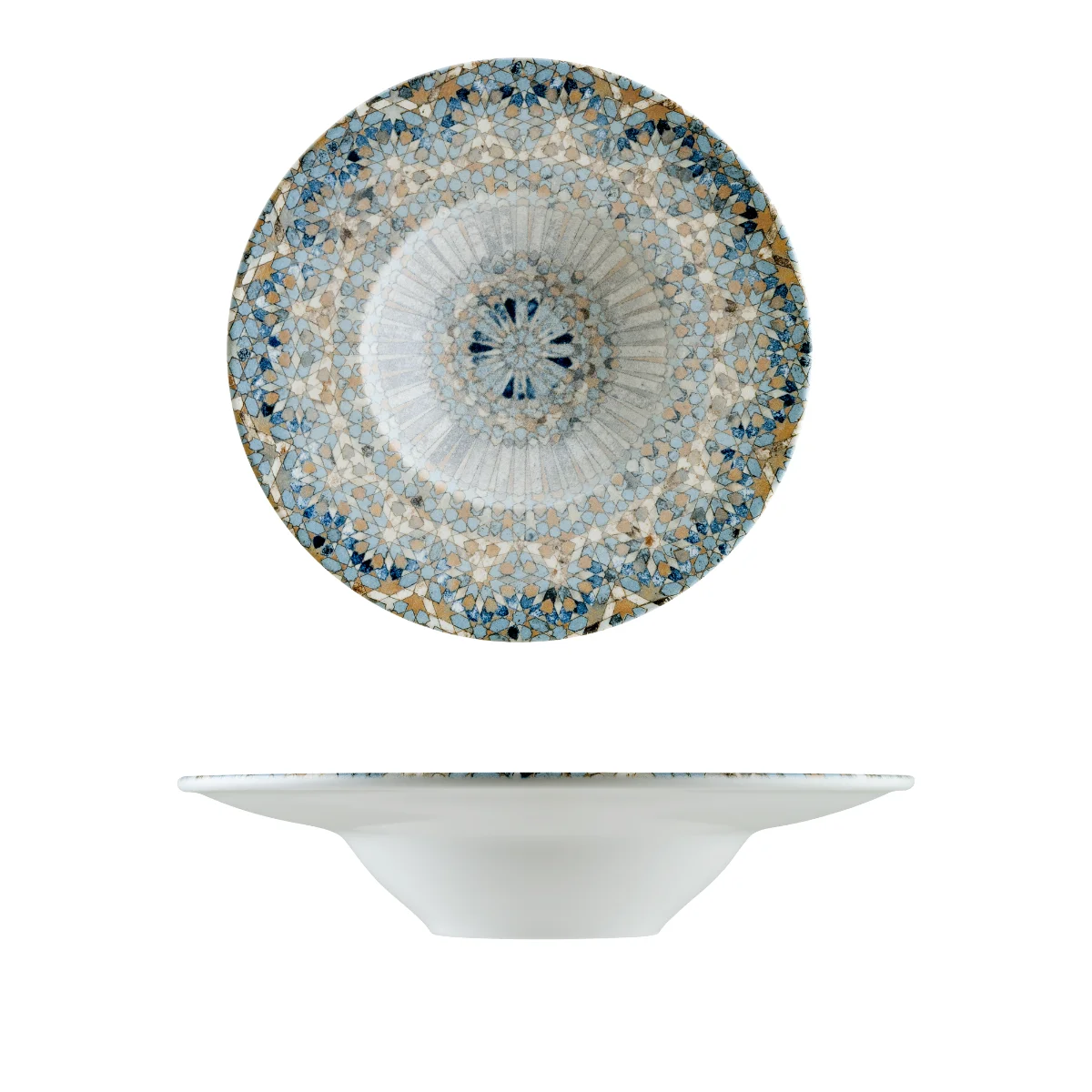 Bonna Luca Mozaik Banquet 24 cm Çukur Tabak 270 cc S-MT-LUCMZBNC24CK