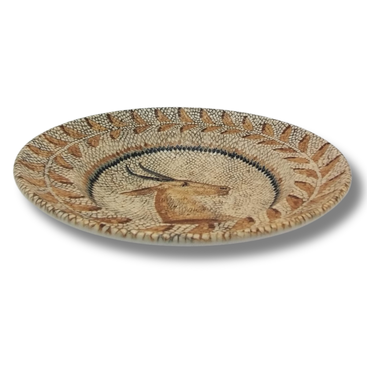 Bonna Mezopotamya Geyik Gourmet 24 cm Çukur Tabak 400 cc