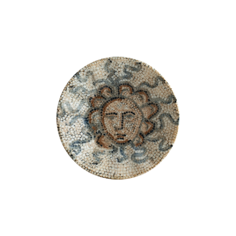 Bonna Mezopotamya Güneş Rita Acem Çay Tabağı 11 Cm 6 adet