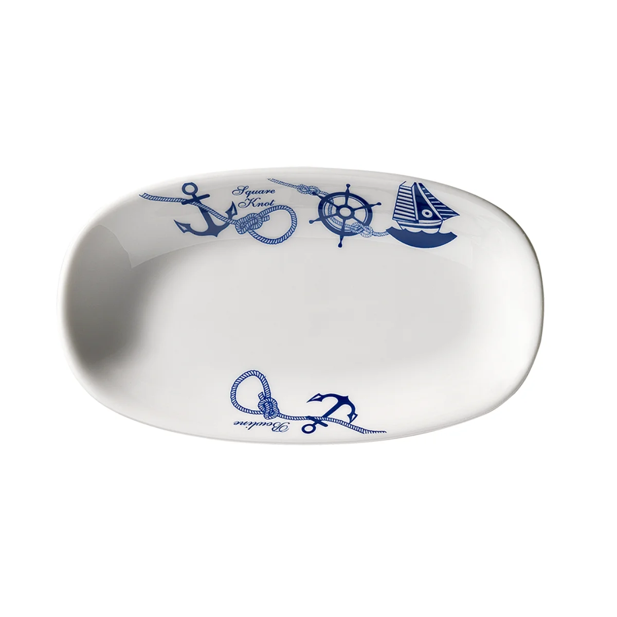 Bonna Navy T690GRM15OKY Gourmet Oval Kayık Tabak 15*8,5 cm