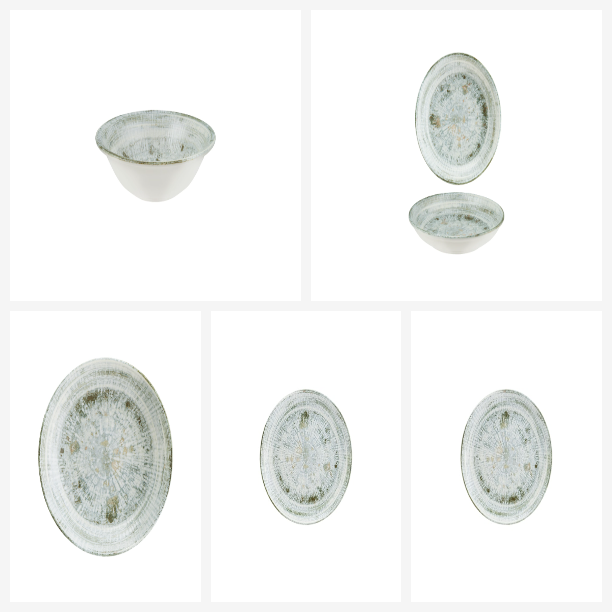 Bonna Porselen Odette Olive 25 Parça 6 Kişilik Yemek Takımı