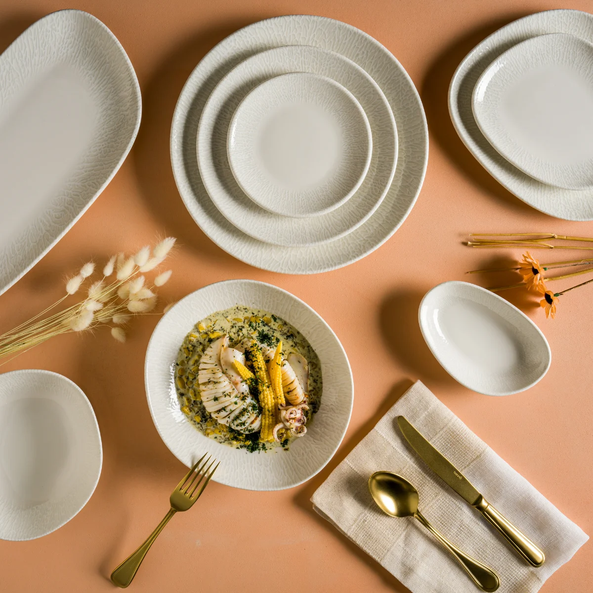 Bonna Radix Gourmet 23 cm Düz Tabak Bonna Radix Gourmet 23 cm Düz Tabak