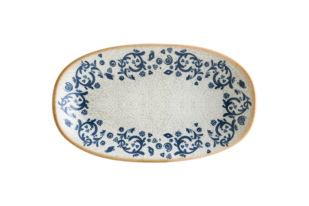 Bonna Viento Gourmet 19*11 cm Oval Kayık Tabak 2li