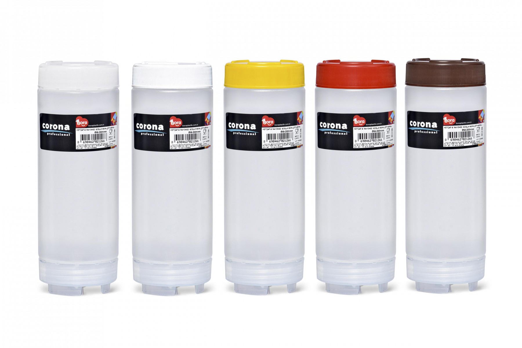 Bora Çift Kapaklı Sosluk 600 Ml (BO2126) Bora Çift Kapaklı Sosluk 600 Ml (BO2126)