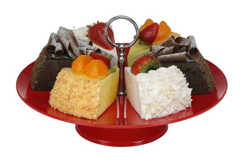Bora Gastronomi Teşhir Standı 30 Cm (BO384) Beyaz