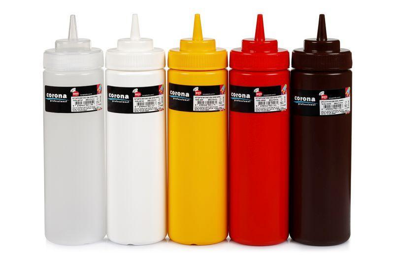Bora Şeffaf Fişek Sosluk Geniş Kapak 700 Ml (BO2115)