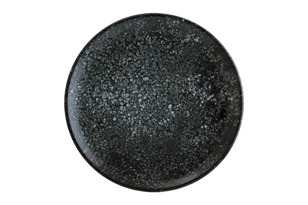 Bonna Cosmos Black Gourmet 23 cm Düz Tabak