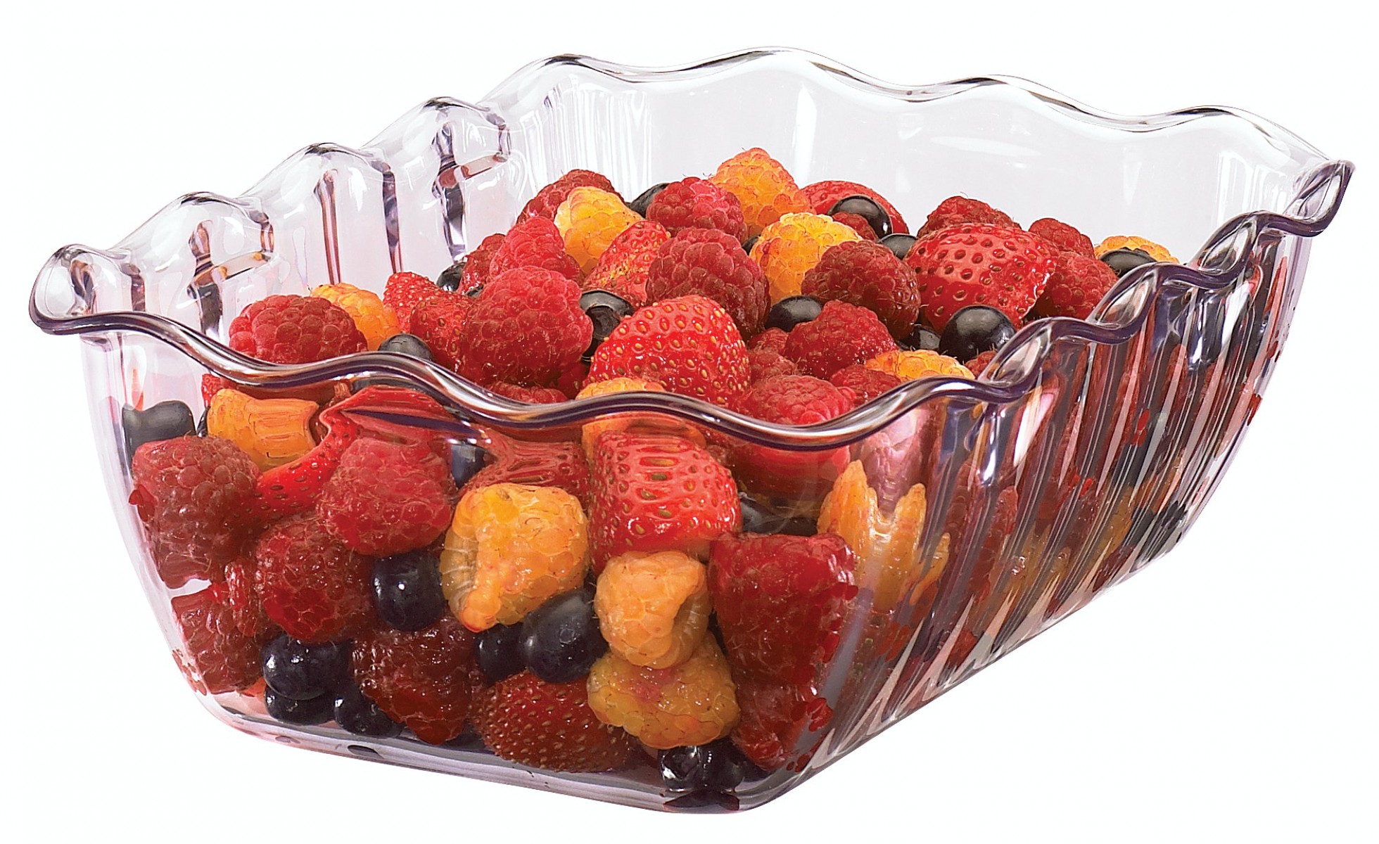 Cambro Dikdörtgen Meze Kabı - Kıvrımlı - 17,5x26x8 cm ( DC5 )