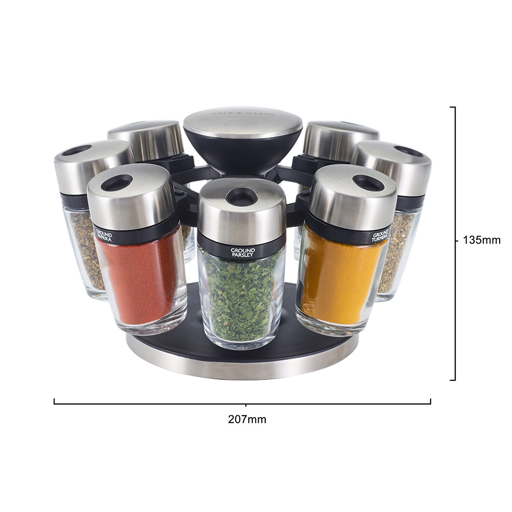 Cole & Mason Carousel Baharat Seti 8 Li (DKB H121807) Cole & Mason Carousel Baharat Seti 8 Li (DKB H121807)