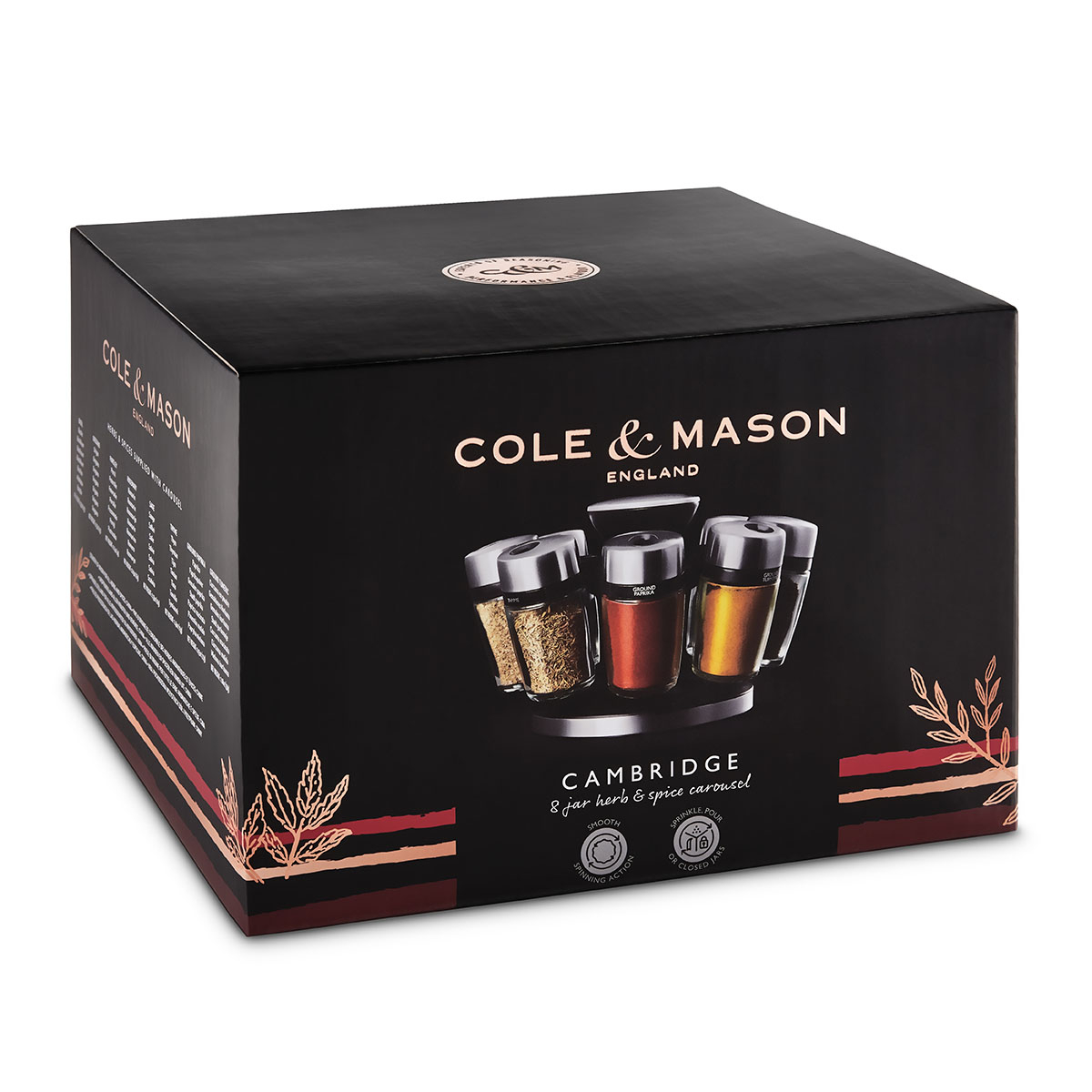 Cole & Mason Carousel Baharat Seti 8 Li (DKB H121807) Cole & Mason Carousel Baharat Seti 8 Li (DKB H121807)