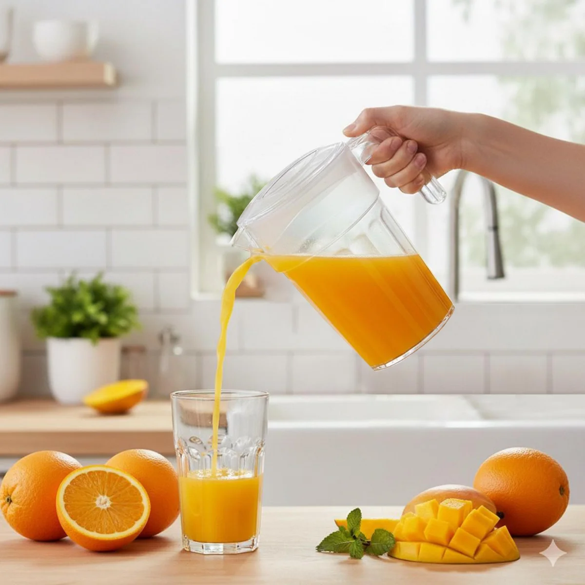 Corona Professional BO653 Kapaklı Polikarbon Sürahi (1,15 lt)