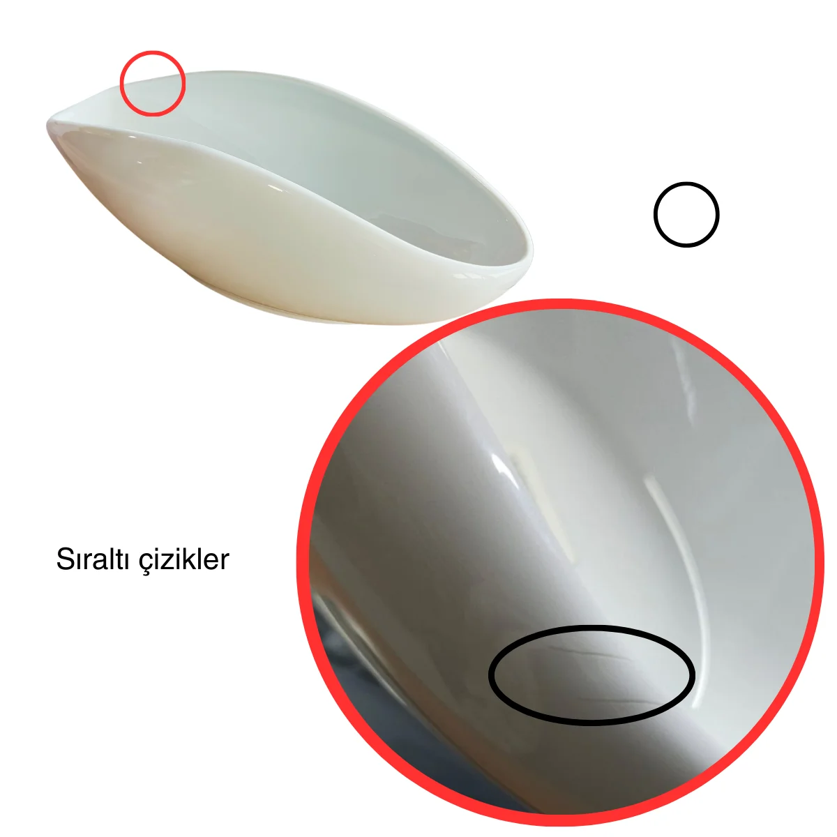 Dekorsuz Kase 27*13 cm