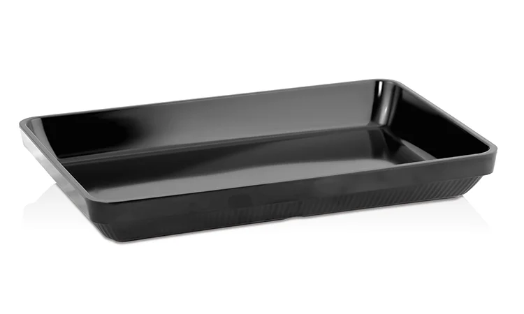 Dikdörtgen Zeytinyağlı Sunum Tabak 36*24 cm AT754 Beyaz