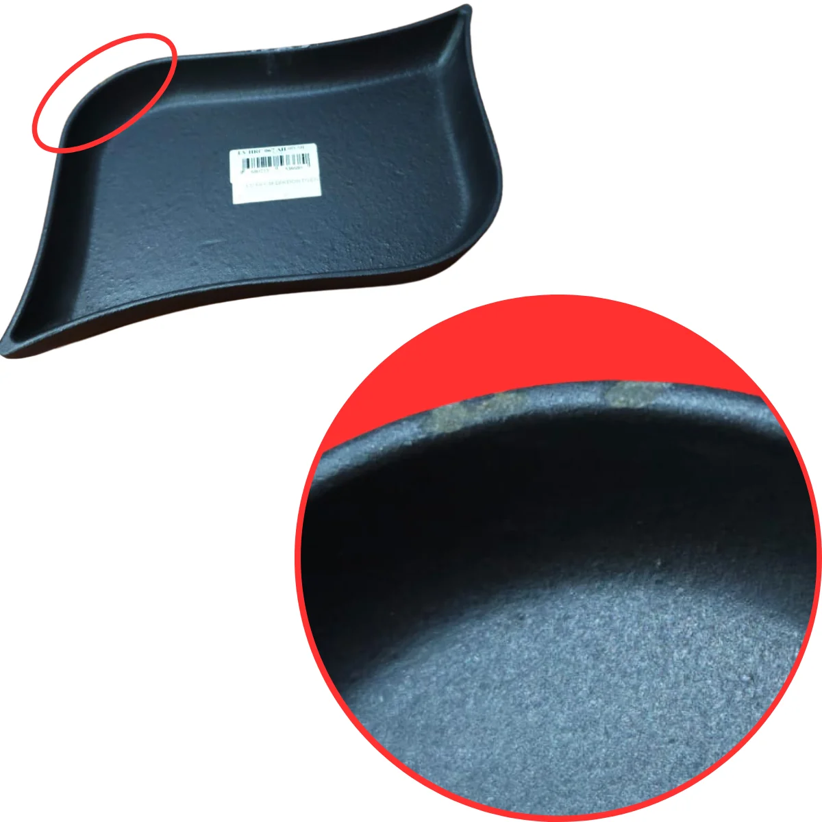 Döküm Servis Tabağı13*19 cm