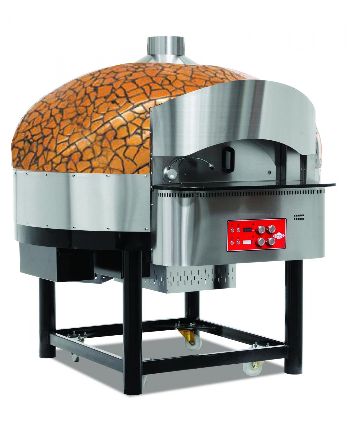 Empero Döner Tabanlı Gazlı Pizza Fırını 130 Pizza/Saat (EMP.SPO.02)