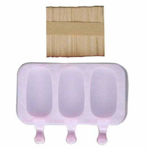 Epinox 3lü Dondurma Kalıbı & 50 Adet Ahşap Çubuk (MDK-03) Epinox 3lü Dondurma Kalıbı & 50 Adet Ahşap Çubuk (MDK-03)